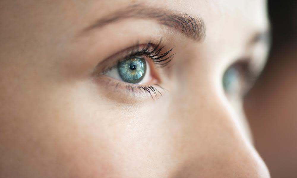 Close-up of woman's eye