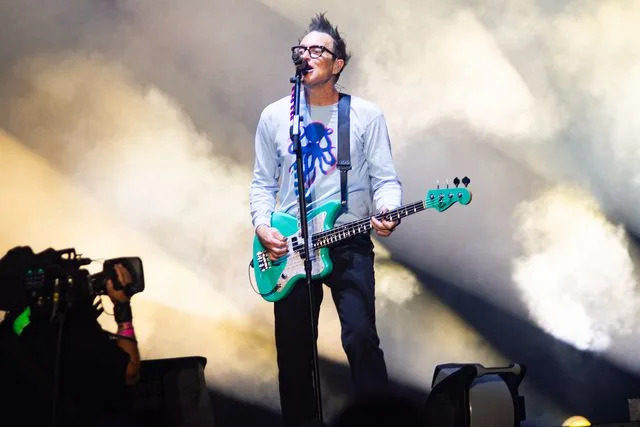 <p>Ben Trivett</p> Blink-182's Mark Hoppus