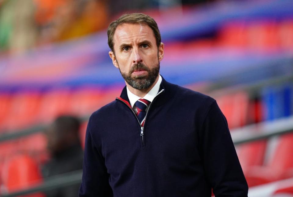Gareth Southgate leads England to Hungary and Germany next week (Adam Davy/PA) (PA Wire)
