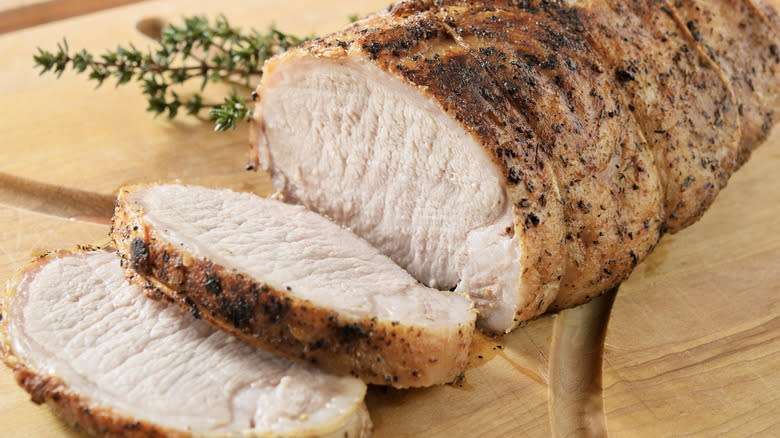 herb-crusted pork tenderloin