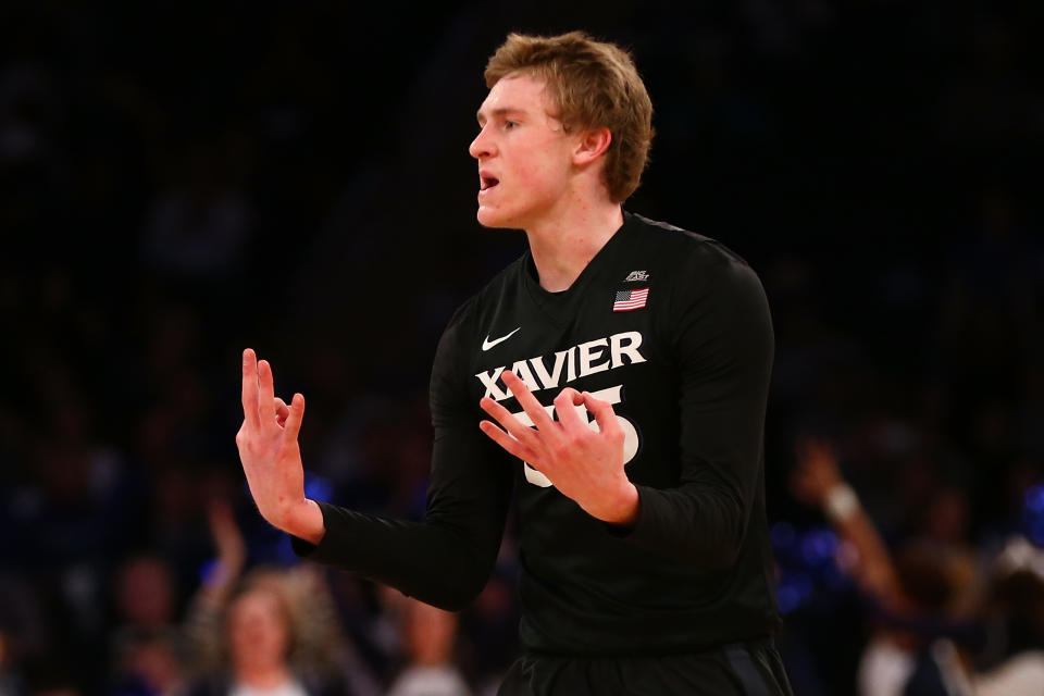 Xavier guard J.P. Macura is one of college basketball’s most notorious instigators. (Getty)