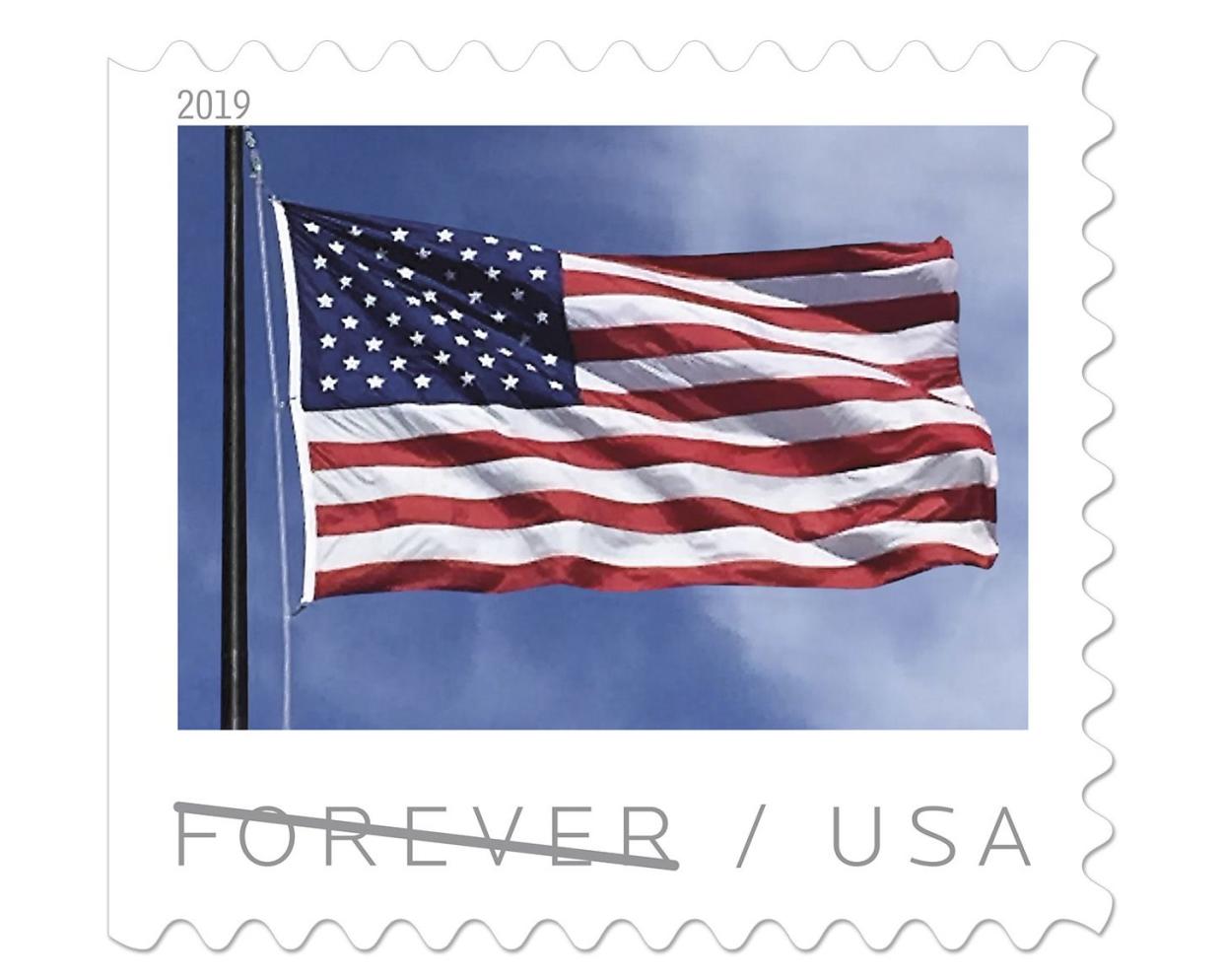 forever flag stamp