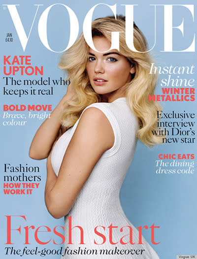 SI swimsuit model Kate Upton snags her first Vogue cover