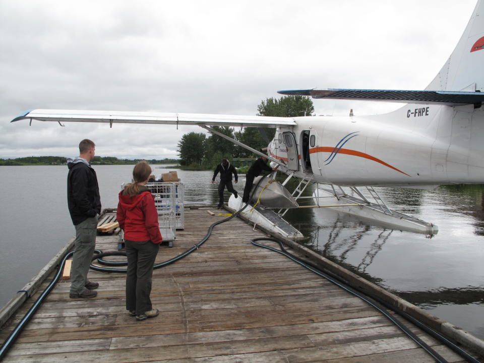 2011 expedition at Saskatchewan's Gow Lake impact structure