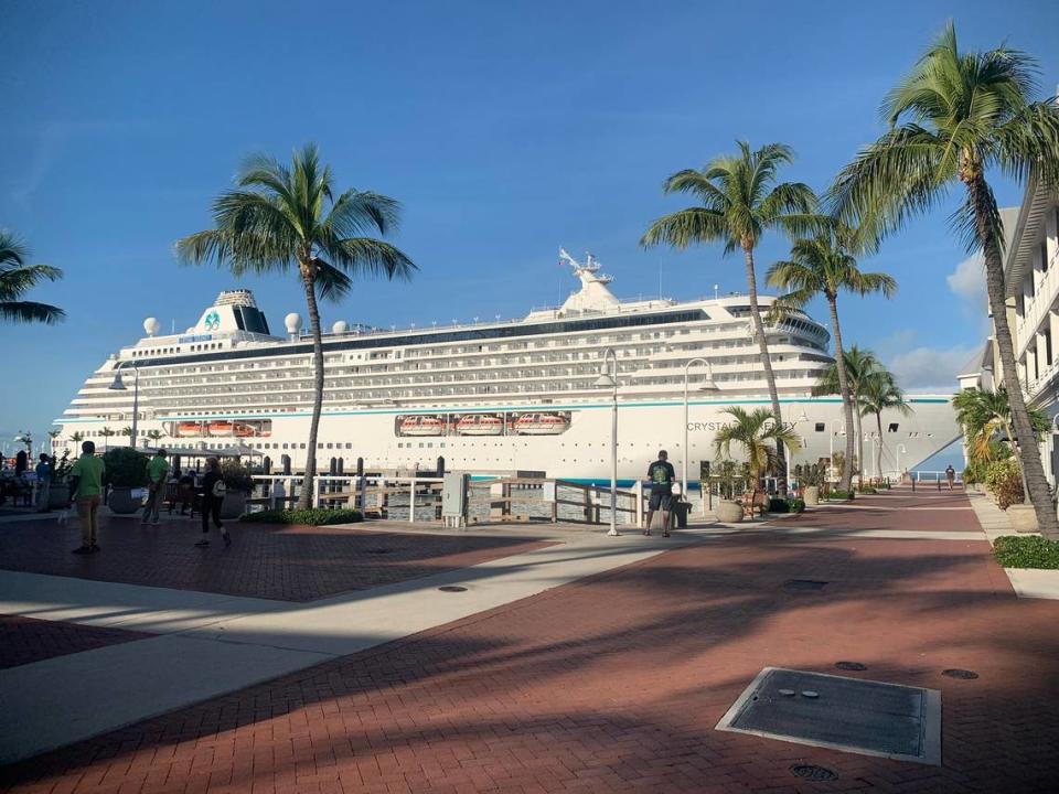 The Crystal Serenity arrived in Key West on Nov. 28, 2021, marking the return of cruise ships to the island since March 2020, when cruising came to a sudden halt at the start of the pandemic.