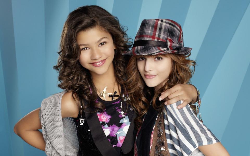 With Zenday in Shake It Up -  Walt Disney Television