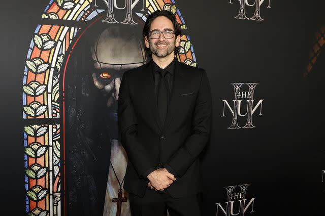 <p>Kevin Winter/Getty</p> Michael Chaves at "The Nun II" special screening Aug. 30, 2023.