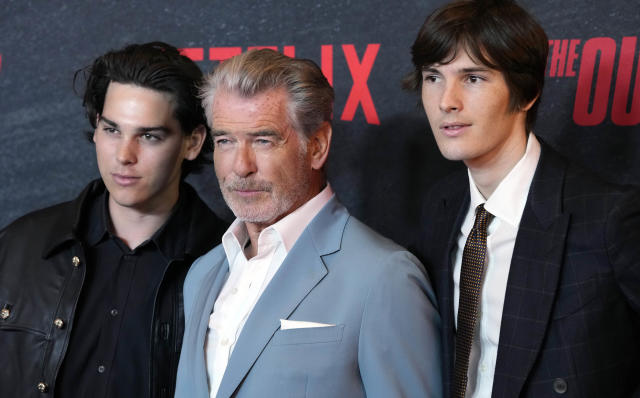 Pierce Brosnan hits the red carpet with his look-alike sons — see the photos