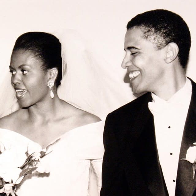 <p>Some friendly advice: Get a man who looks at you the way Barack Obama looked at his wife on their wedding day!</p>