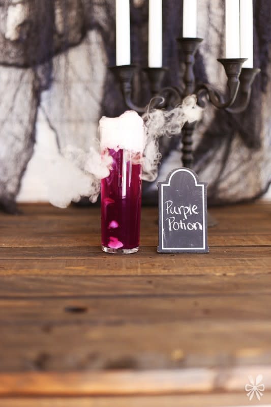 <p>Joanna Meyer</p><p>Who says that purple potion is just for the purple people eater? Take a peek at <a href="http://www.bakedbyjoanna.com/2015/10/purple-potion.html" rel="nofollow noopener" target="_blank" data-ylk="slk:Joanna Meyer;elm:context_link;itc:0;sec:content-canvas" class="link ">Joanna Meyer</a> to see how you can make this alcohol-free beverage!</p>