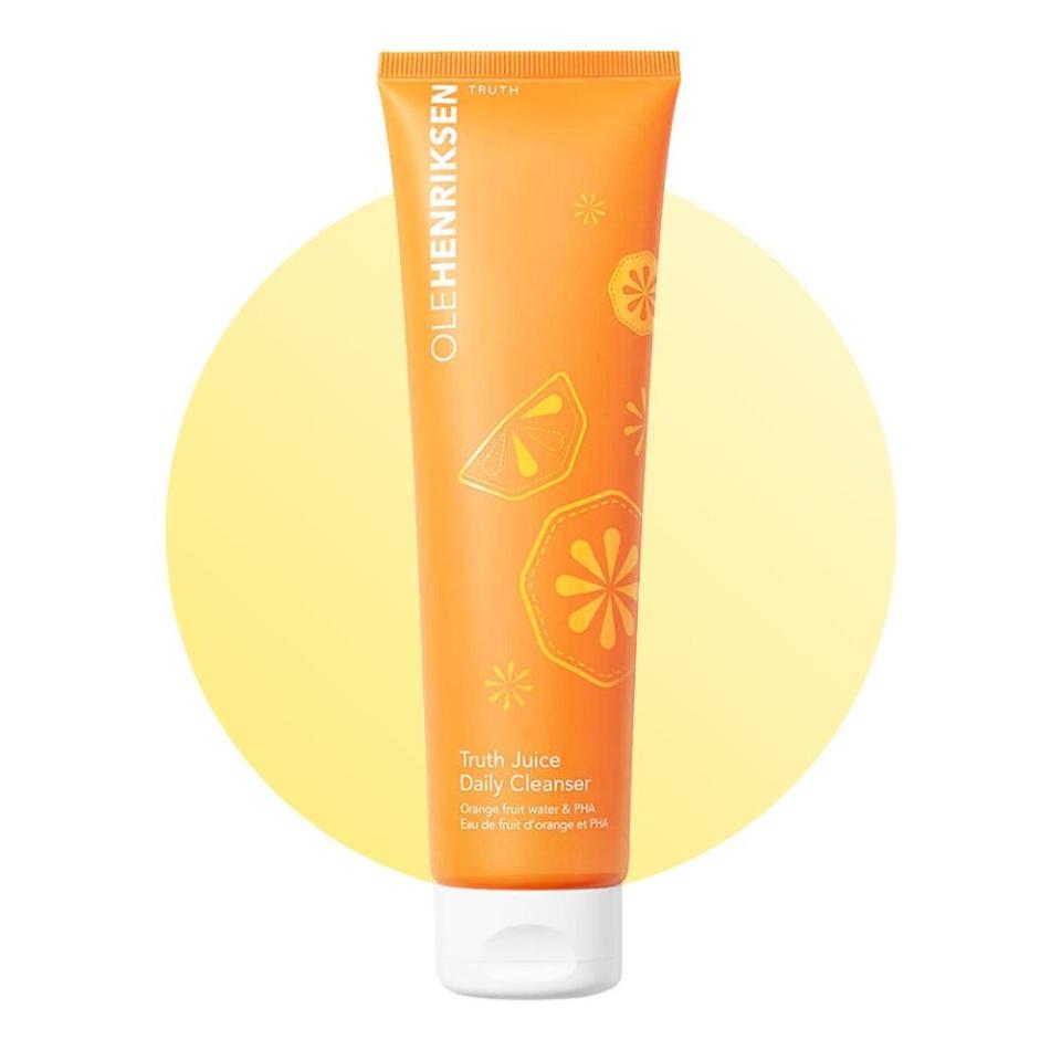 <p><a href="https://go.redirectingat.com?id=74968X1596630&url=https%3A%2F%2Fwww.olehenriksen.com%2Fshop-skincare%2Fbestsellers%2Ftruth-juice-daily-cleanser%2F41586.html&sref=https%3A%2F%2F" rel="nofollow noopener" target="_blank" data-ylk="slk:Shop Now;elm:context_link;itc:0;sec:content-canvas" class="link ">Shop Now</a></p><p>Truth Juice Daily Cleanser</p><p>olehenriksen.com</p><p>$30.00</p>