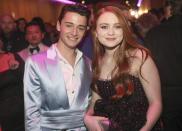Not to miss out on the <em>Stranger Things </em>reunions, Noah Schnapp and Sadie Sink hung out together, too. 
