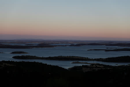 A view shows Alqueva reservoir, the largest artificial lake in the EU, near Monsaraz, Portugal, August 8, 2018. REUTERS/Rafael Marchante