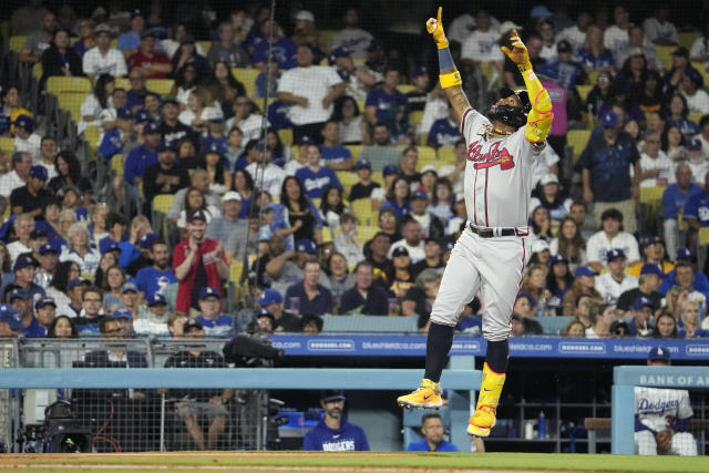 Ronald Acuña homers, steals 50th base in Braves' 11-5 win over