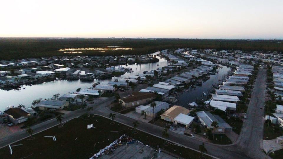 <div class="inline-image__caption"><p> Overview of flooded Bayside Estates </p></div> <div class="inline-image__credit">Patriot American Response Team</div>
