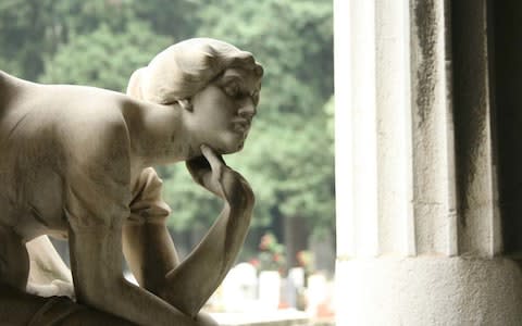 The cemetery in Genoa