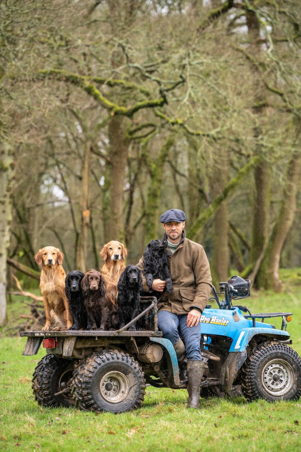  (James Middleton with his dogs)