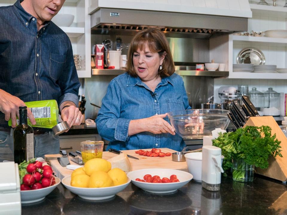 Ina Garten in her kitchen