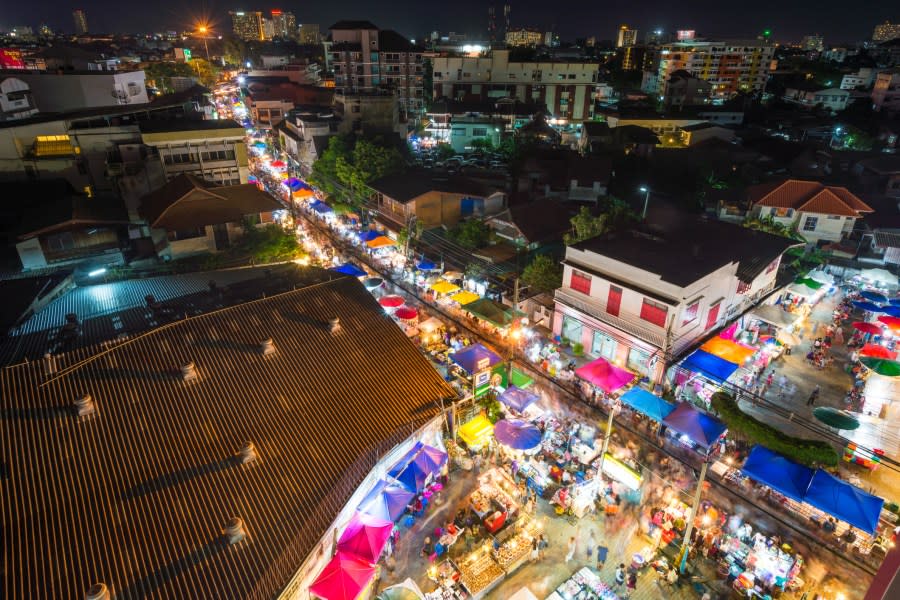 Wualai Road Saturday Night Market in Chiang Mai, Thailand. (Getty Images)