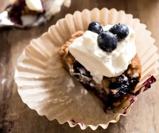 Muffins de arándanos