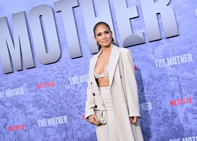 Jennifer Lopez at the Los Angeles premiere of Netflix's 