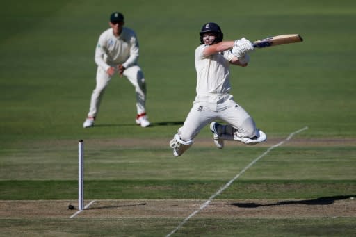 England's Ollie Pope, playing in his sixth Test made an oustanding 135 not out in England's first innings