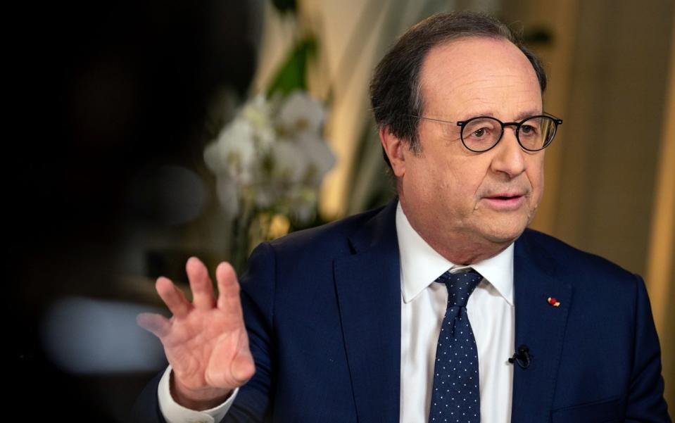 Former French president François Hollande says President Emmanuel Macron’s pension reforms are flawed - Benjamin Girette/Bloomberg