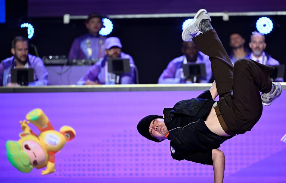 源自美國紐約街頭的霹靂舞，將首次在巴黎奧運中登場。(Photo by Yan Linyun/Xinhua via Getty Images)
