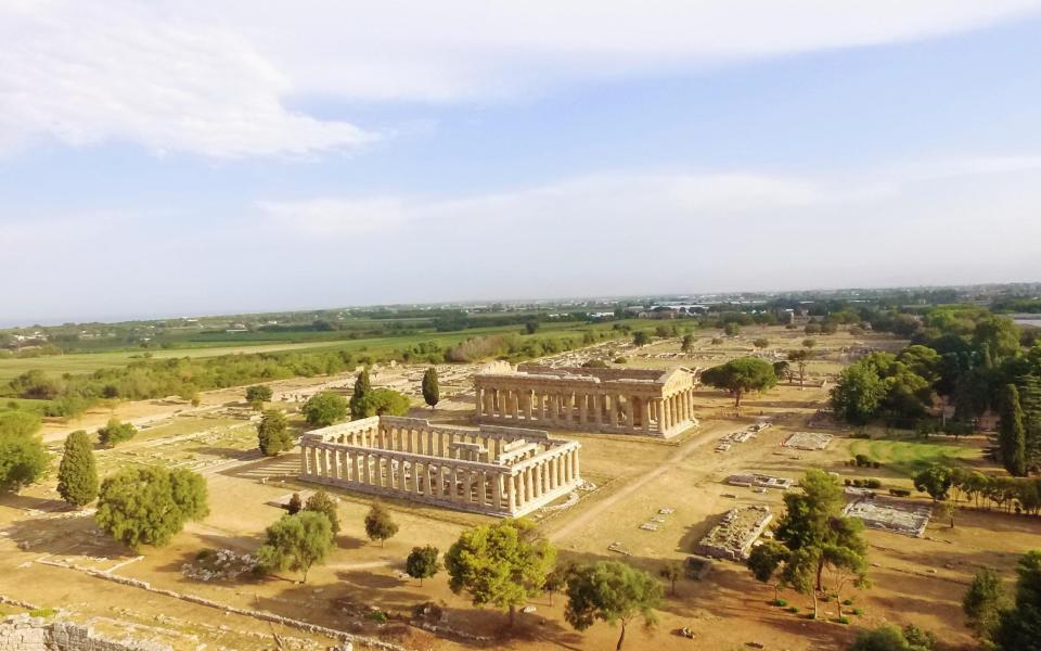 Paestum ruins best destinations italy holidays trips when best time visit 2022 - Getty