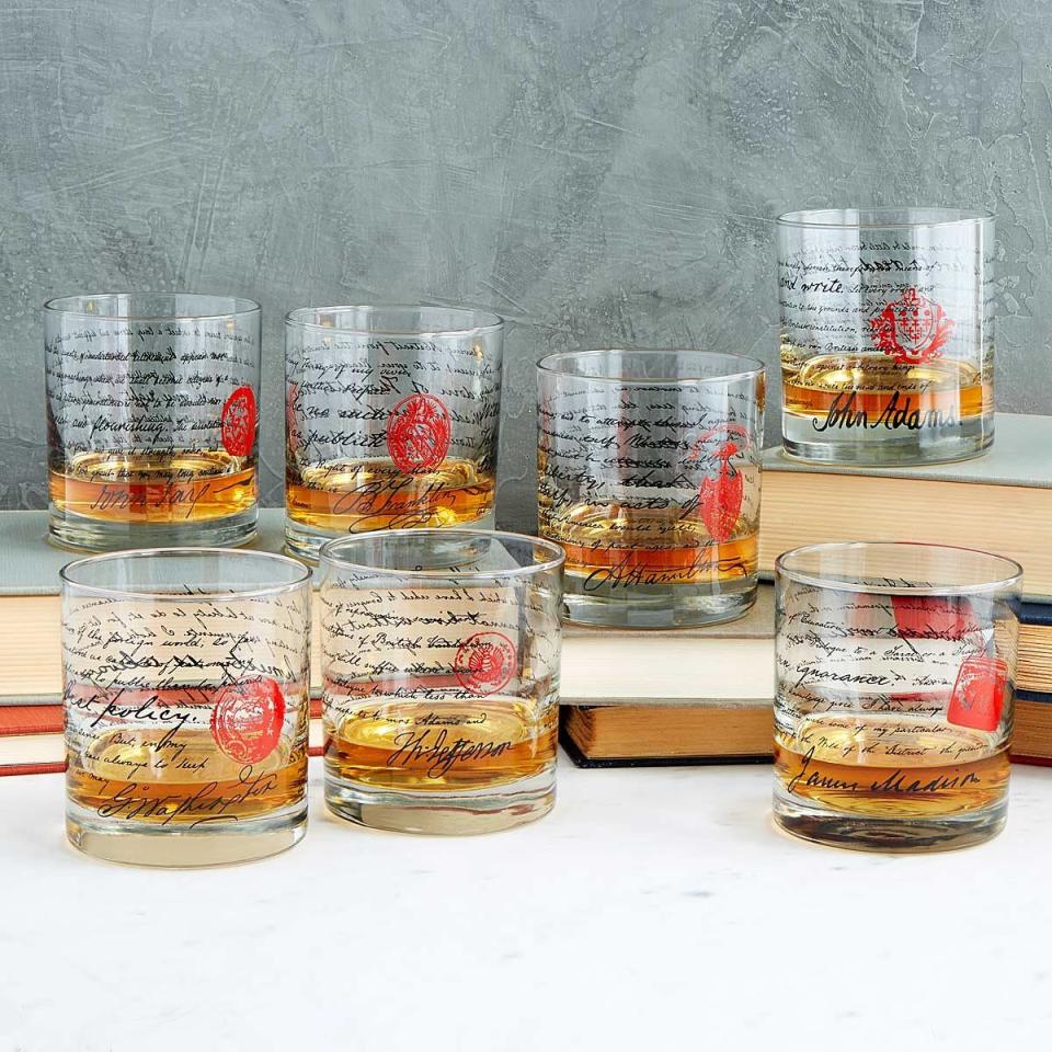 24) Founding Fathers Whiskey Glass