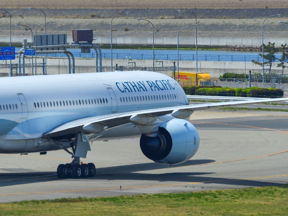 Cathay Pacific A350-1000 aircraft.