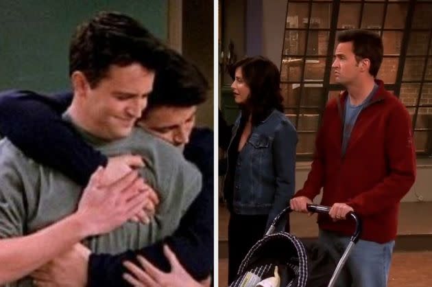 joey and chandler let me love you gif