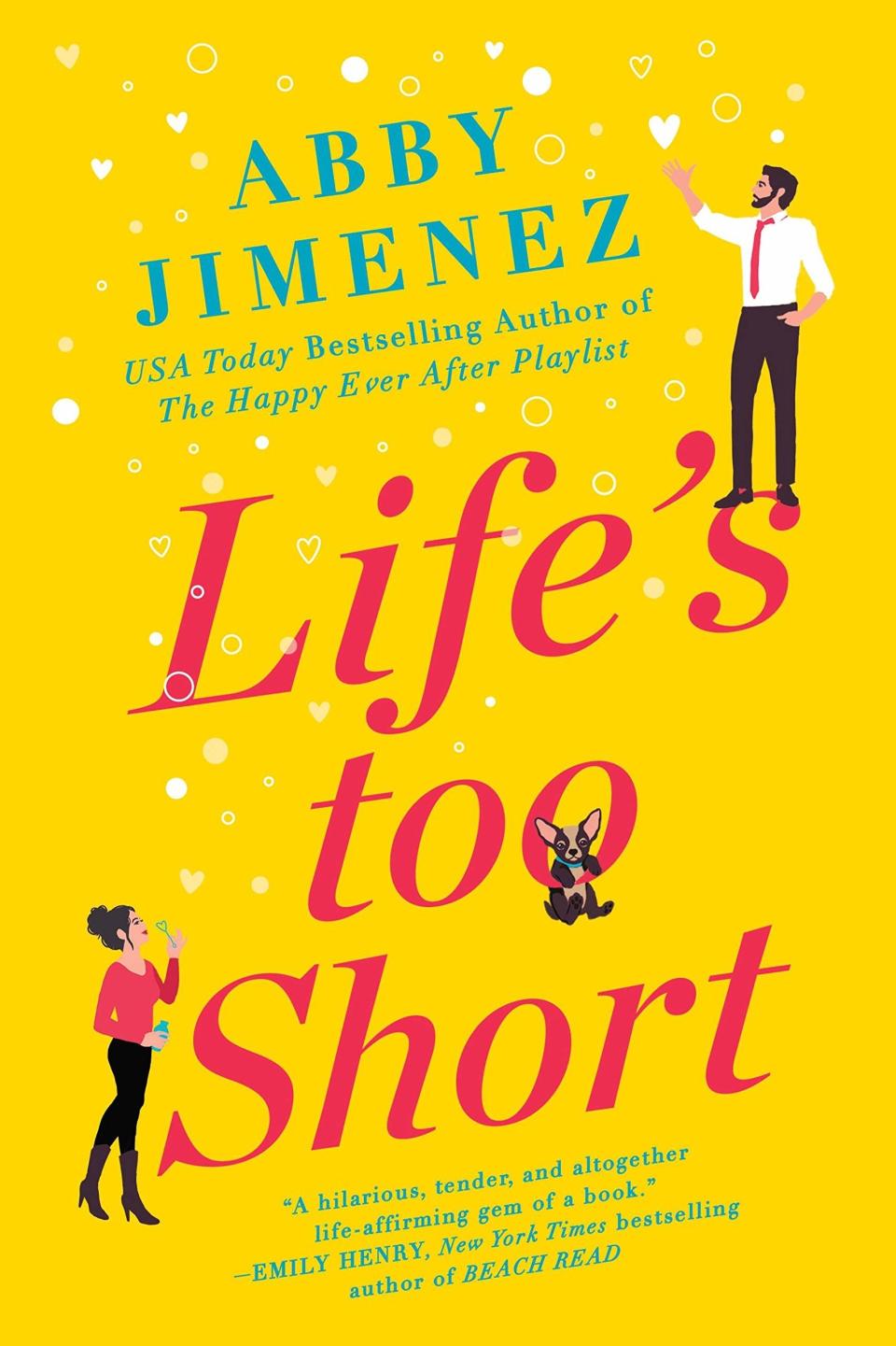 While this is the third book in Jimenez's The Friend Zone romance series, you don't have to read them in order to enjoy it. Vanessa is an independent, carefree woman who lives life to the fullest. She fears she might have the same fatal genetic condition as her mother, but wants to spend her life living every moment with purpose. Enter the hot lawyer who lives next door: Adrian Copeland. He offers to help Vanessa with her sister's infant daughter, whom she's caring for, and from there, a bond begins to form between them. But Adrian thrives off structure and logic, while Vanessa is more go-with-the-flow...does this hinder things for them long-term, especially when feelings are growing stronger? —Farrah Penn