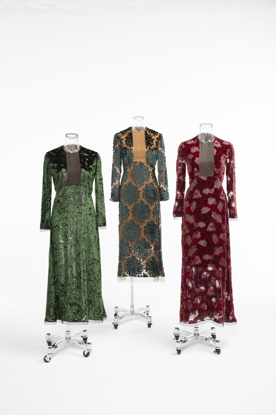 Shapely dresses designed by Geoffrey Beene. Courtesy Phoenix Art Museum