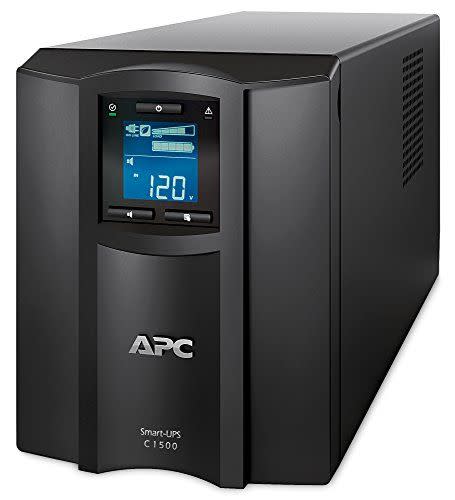 4) APC 1500VA Smart UPS with SmartConnect, SMC1500C Sinewave UPS Battery Backup, AVR, 120V, Line Interactive Uninterruptible Power Supply
