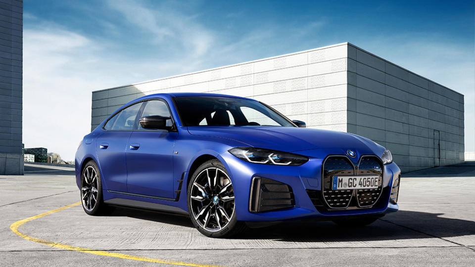 2022 BMW i4 sedan - Credit: BMW