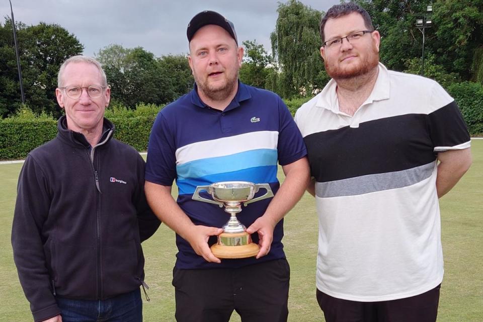 Lee Johnstone, centre, won the President's Cup for the very first time on Friday <i>(Image: Contributed)</i>