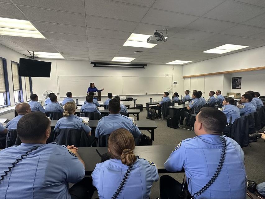 舊金山警察學院最近一期有28位學員，創三年來新高。（記者李怡╱攝影）