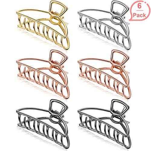 4) WILLBOND Large Metal Claw Clips