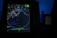 A radar on an Indonesian National Search and Rescue boat shows details during a 2014 search in the Andaman sea area for the missing Malaysian Airlines flight MH370