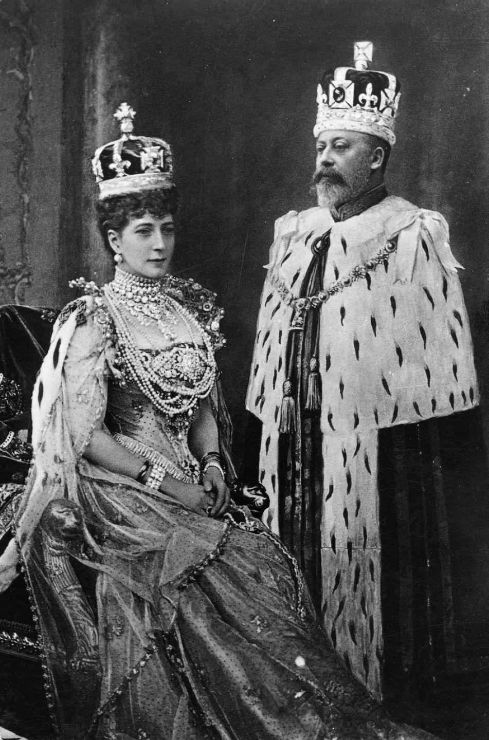 <p>It's been reported that King Edward VII, who ruled the United Kingdom from 1901–1910, <a href="https://www.thrillist.com/entertainment/nation/royal-affairs-kings-and-queens-who-had-mistresses-and-illegitimate-children" rel="nofollow noopener" target="_blank" data-ylk="slk:had more than 50 affairs;elm:context_link;itc:0;sec:content-canvas" class="link ">had more than 50 affairs</a>, including with Winston Churchill's mom. He's presumed to have fathered many children outside his marriage, though he never acknowledged them. He had six legitimate heirs to the throne with his wife Queen Alexandra, including Queen Elizabeth II's grandfather George V. Sadly, one of the six died as a child.</p>