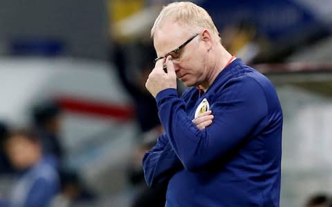 Clarke's predecessor McLeish paid the price for a disastrous defeat in Kazakhstan - Credit: REUTERS