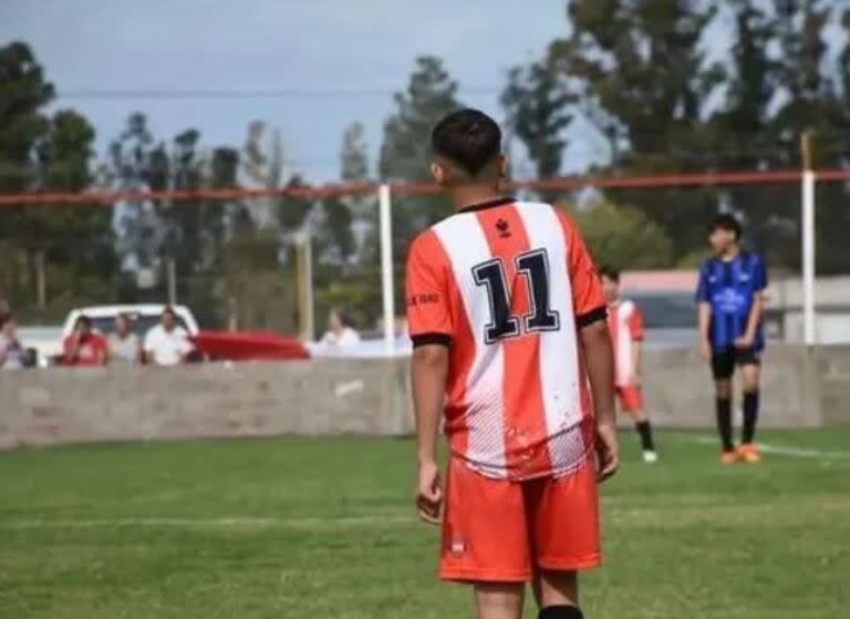 Yandel Romagnano, de 14 años, falleció durante un entrenamiento en Independiente de San Cayetano