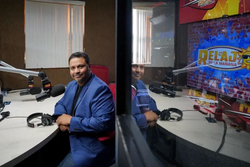 Victor Martinez, owner of a Spanish radio station outside of downtown Allentown, has become one of the most vocal Latino advocates during recent redistricting.