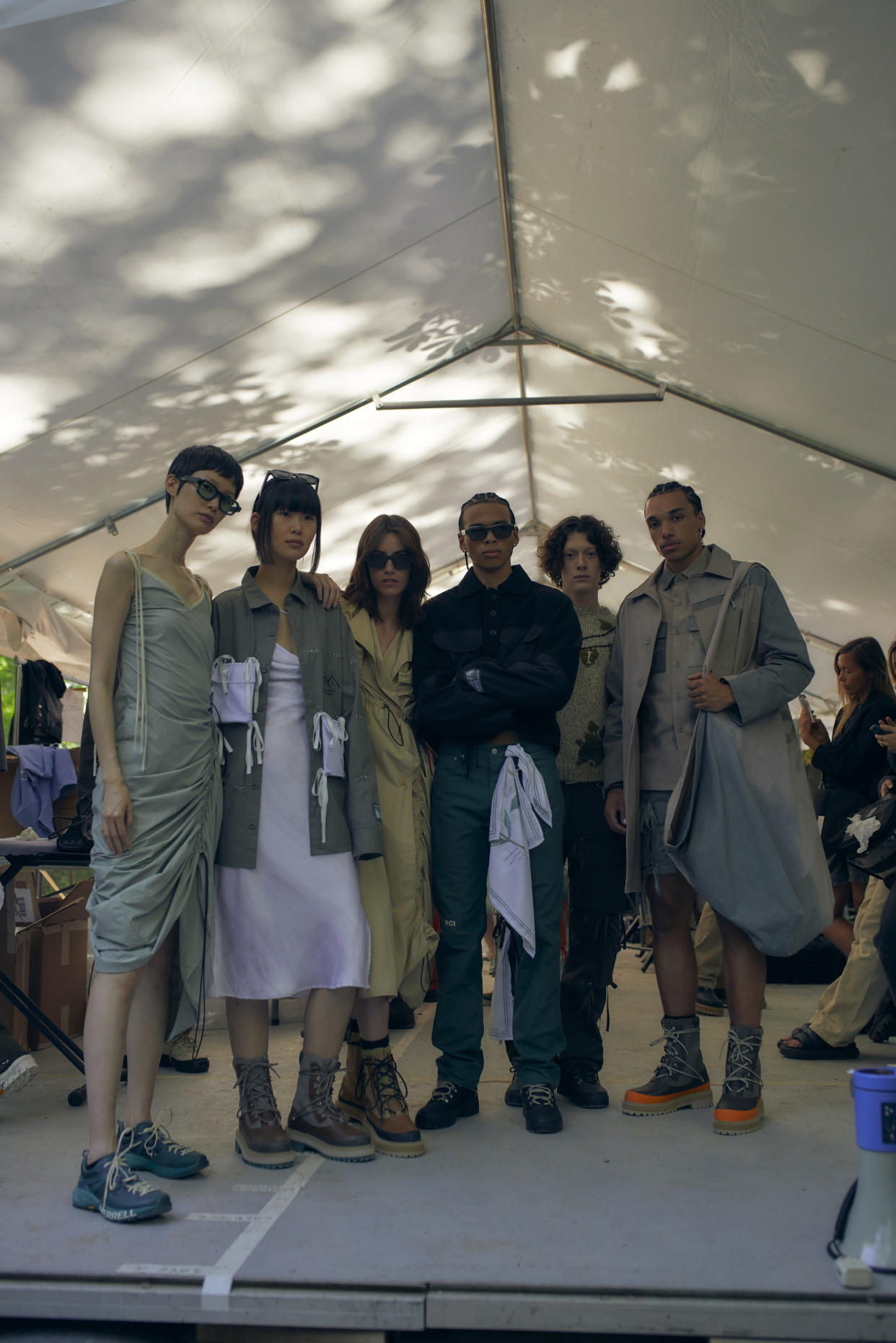 Reese Cooper backstage at Paris Men’s Fashion Week. - Credit: Francisco Gomez de Villaboa  for WWD