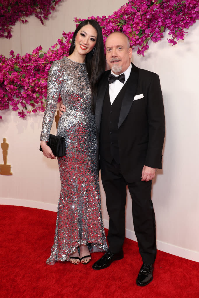 Clara Wong and Paul Giamatti