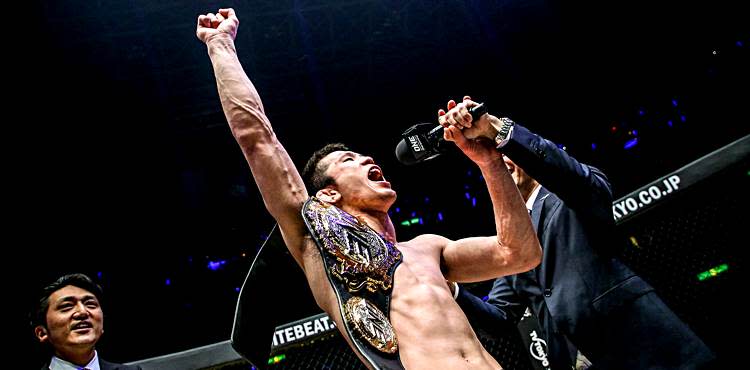 Shinya Aoki wins lightweight belt ONE New Era