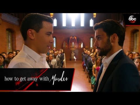 Connor Walsh and Oliver Hampton from <i>How to Get Away With Murder</i>