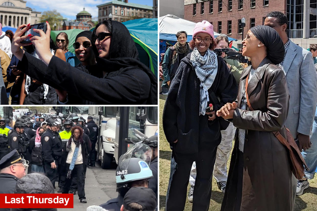 ilhan and daughter at columbia