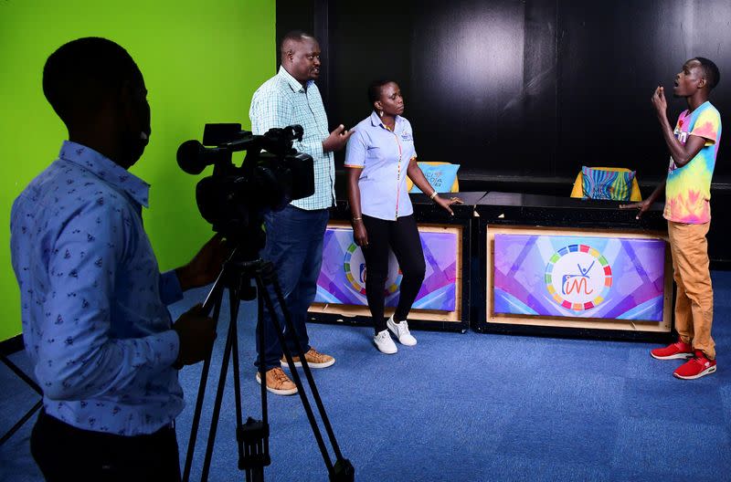 Ugandan online TV channel hopes to bridge information gap for the deaf in Kampala